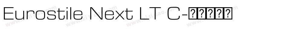 Eurostile Next LT C字体转换
